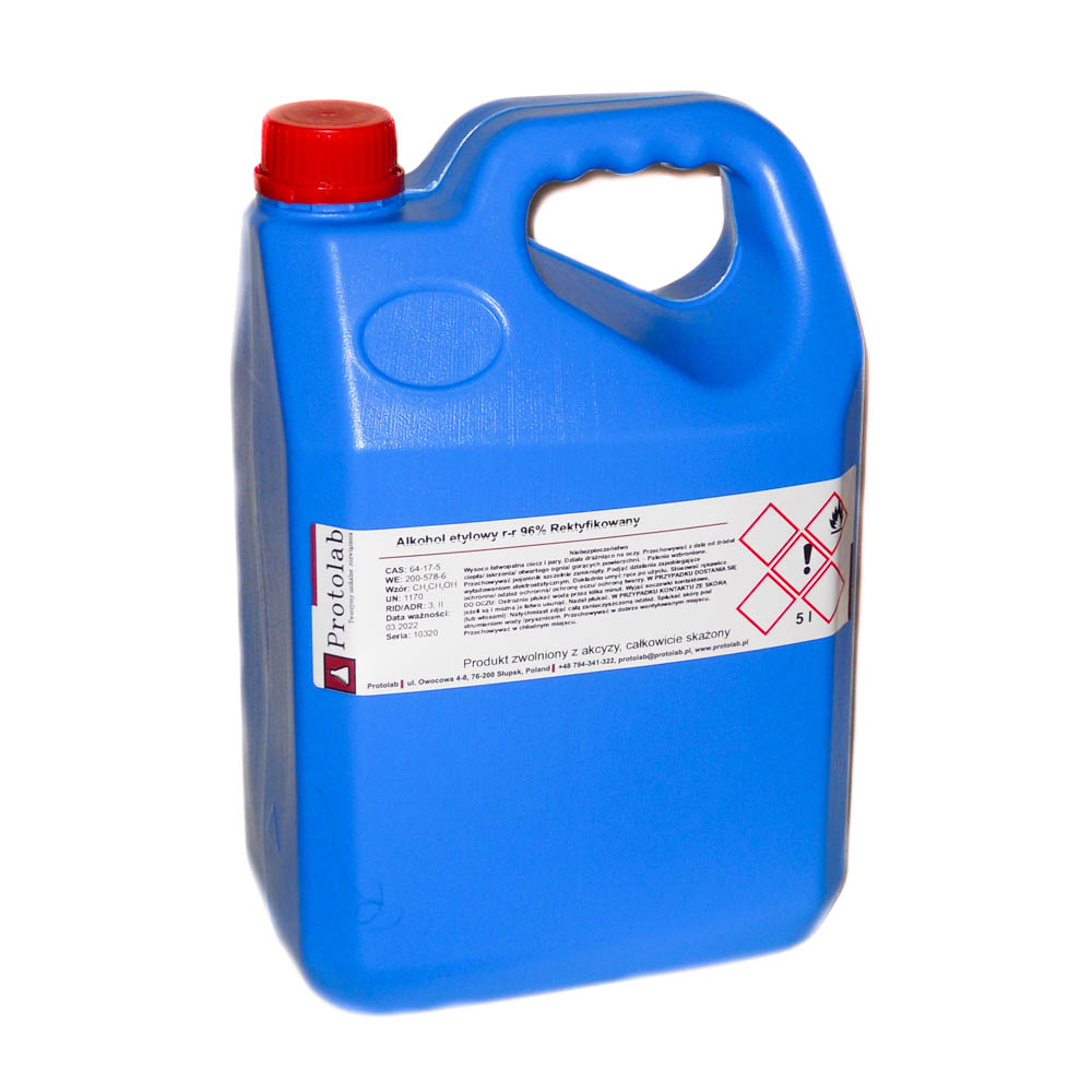 Alcool éthylique dénaturé (Eurodénaturant), Ethanol 96% (ES/E3/UN1170) -  Materiel pour Laboratoire